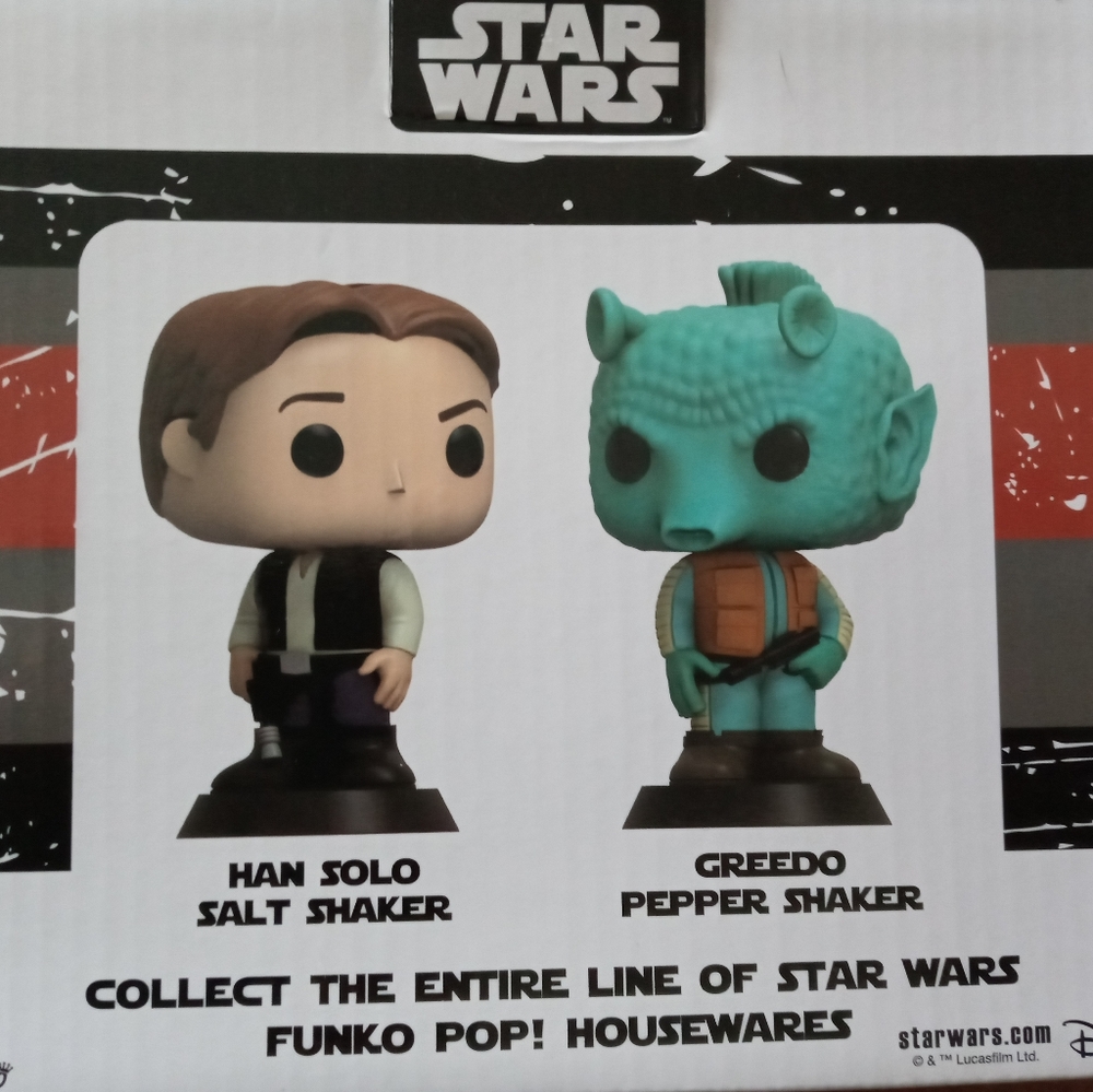POP Star Wars Hans Solo and Greedo salt and pepper